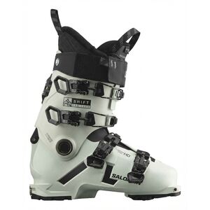 NEW SALOMON women's shift pro 110 w at ski boots in white moss/black